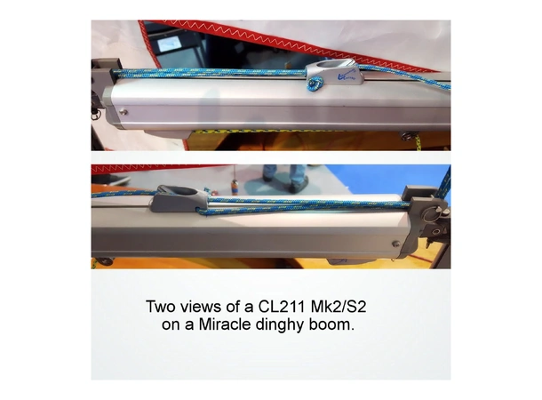 CLAMCLEAT Skjøtelås CL211 MK2/S2 Racing Lukket - Alu m/hunsvott, 3 - 6 mm